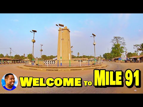 Welcome To MILE 91 - Northern Sierra Leone  🇸🇱 Roadtrip 2022 - Explore With Triple-A