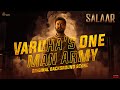 Salaar BGM Vardha S One Man Army RaviBasrur PrasanthNeel VijayKiragandur Hombale Films