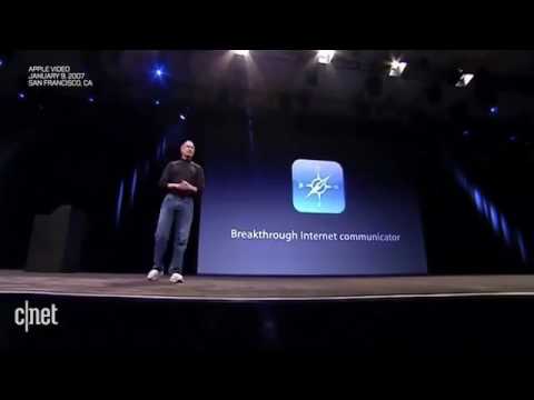 Lancement iPhone 9 janvier 2007 Steve Jobs