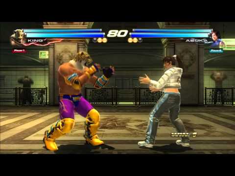 Tekken Tag 2 | King, A.King (FEDERER-2009) vs Asuka, Jun (Giga Fantasy) | 443