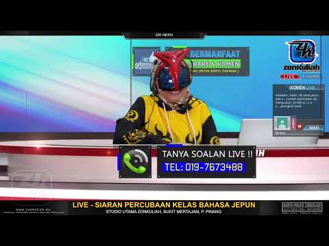 LIVE 160619 : Siaran Percubaan - Kelas Bahasa Jepun oleh Dr Neen