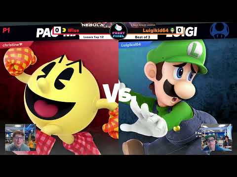 Wise (Pac-Man) vs Luigikid64 (Luigi) - Losers Top 12 - Nebula #1 - Ultimate Arcadian Series