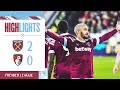 West Ham 2-0 Bournemouth | Benrahma Penalty Seals Win  | Premier League Highlights