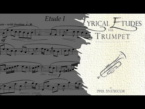Etudes Líricos para Trompete de Phil Snedecor - ETUDE 01