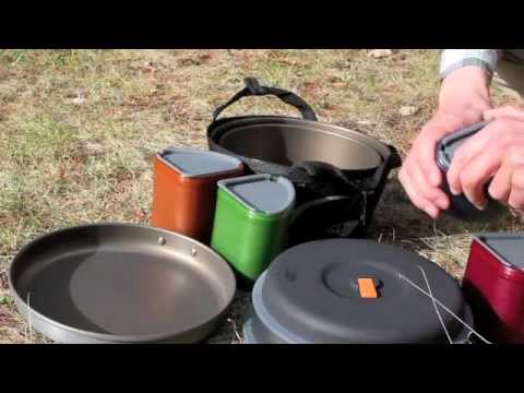 GSI Pinnacle Camper, Backpacker and Dualist Integrated Cooking and Eating Solution