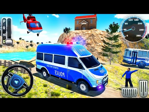 Police Car Chase Driving Simulator 2020 - Offroad Crime US Van Driving - Android GamePlay
