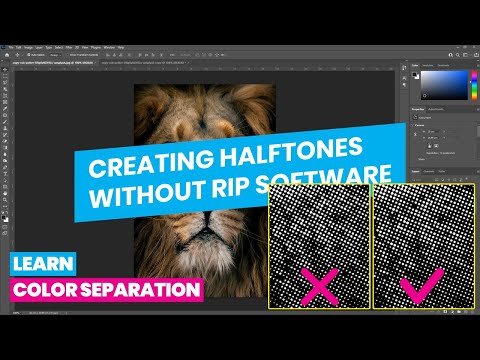 How to Create Halftones in Photoshop for Screen Printing Without Using Rip Software