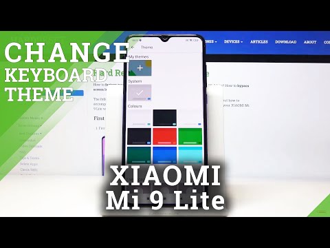 How to Change Keyboard Theme in XIAOMI Mi 9 Lite – Keyboard Settings