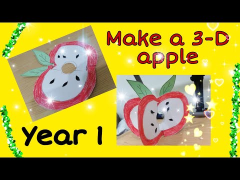 Superminds (English Year 1) Make a 3-D Apple