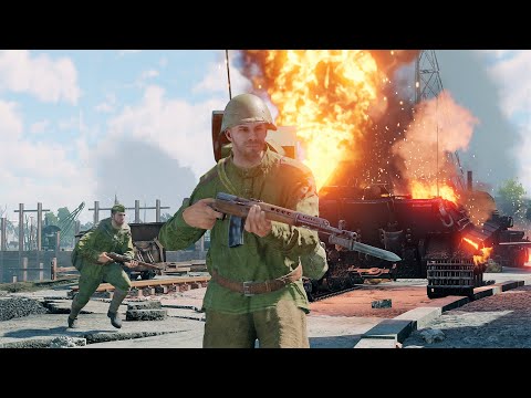 Soviet Forces vs German Forces - Königsplatz - Battle of Berlin [1440p 60FPS]