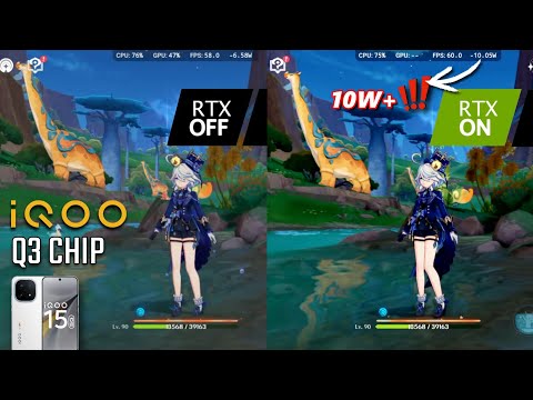 iQOO 15 Genshin Impact Ray Tracing Test - Q3 Super Computing Chip vs OnePlus 15 120 FPS 🎮