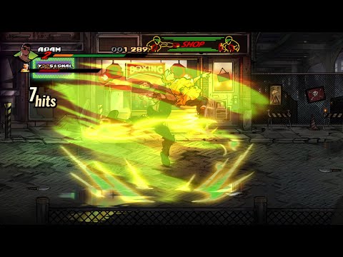 Streets of Rage 4 - Adam All New Moves (Mr. X Nightmare DLC)