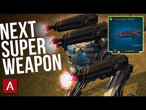 THE NEXT SUPER WEAPON FOR BLITZ - Max Shredder Weapon (before the buff) Gameplay || War Robots [WR]