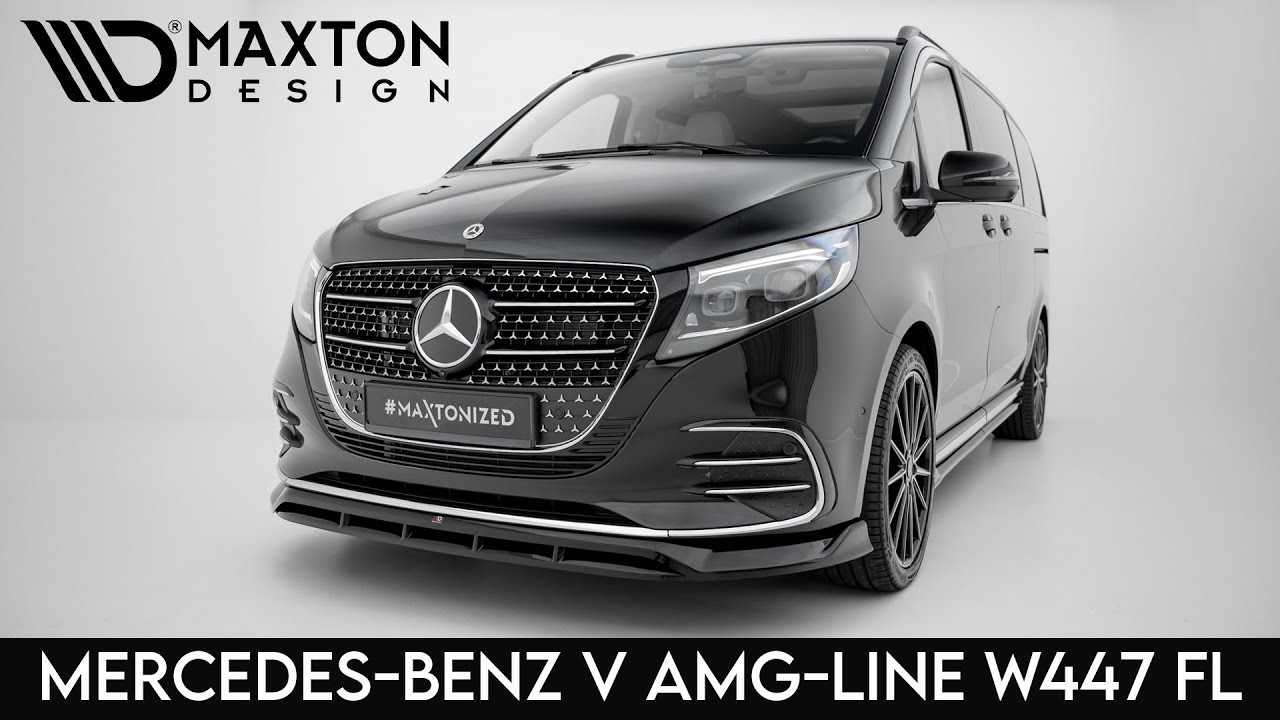 Mercedes-Benz V AMG-LineW447 Facelift 2 (2019-2024) | Maxton Design Splitter Set | Presentation #391