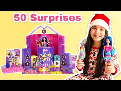 Mattel Barbie Doll Color Reveal Party Big Set