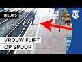 Vrouw springt plots op spoor: wat zou jij doen?