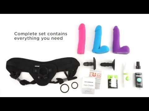 Набор страпонов Dual Density Set Multicolor, multicolor