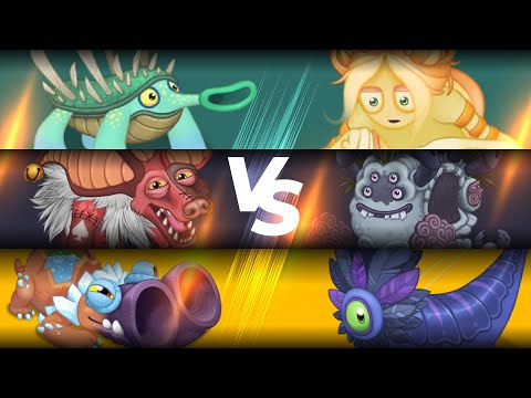 Monsters Duets of All Island (Part 1) - Similar Monster Sounds | My Singing Monsters