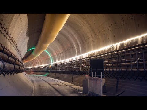 80 metres below ground with the engineers building HS2's longest tunnel