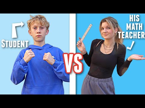 STUDENT VS. TEACHER Trick Shot Challenge!