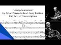 Full Sextet Transcription of "Vibraphonissimo" by Astor Piazzolla