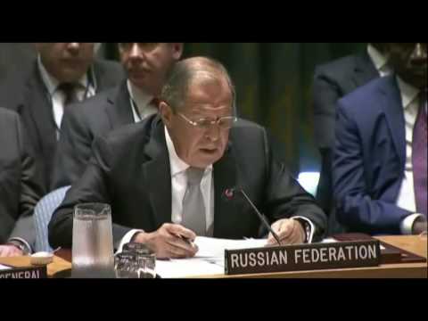 Выступление Сергея Лаврова на заседании Совета Безопасности ООН по Сирии 21.09.2016