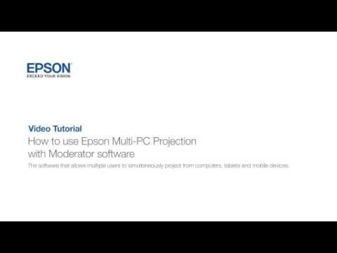 How to: Use Epson Multi-PC Projection With Moderator Software - <br>Chapter 1: Introduction