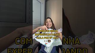 Minha experiência dando aula pro 6º ANO 👀👩‍🏫 #professora #escola #aula #alunos #6ano #shorts