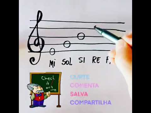 Notas Musicais nas linhas!