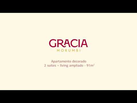 Gracia Morumbi - apartamento decorado de 91m2