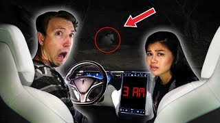 TRAPPED in $100,000 ABANDONED TESLA for 24 HOURS CHALLENGE