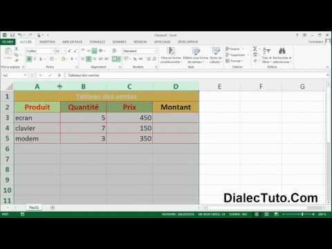 3. Mise en forme Excel 2013 || Cours Microsoft Excel 2013