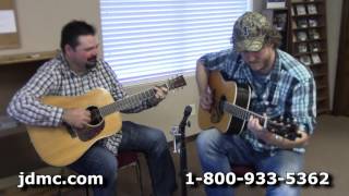 Bluegrass Guitar Jam - Nine Pound Hammer, I Am A Pilgrim, Gold Rush - by Tim Case and Jake Stogdill