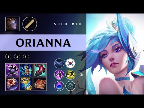 Orianna Mid vs Azir - KR Diamond Patch 25.22