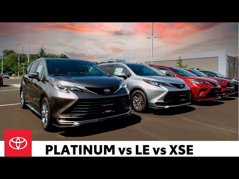 Compare 2022 Sienna LE vs XSE vs Platinum Exterior | Smart Toyota Madison