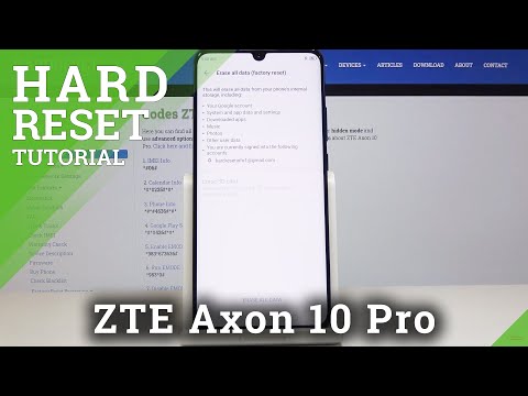 How to Hard Reset ZTE Axon 10 Pro – Hard Reset Through Settings