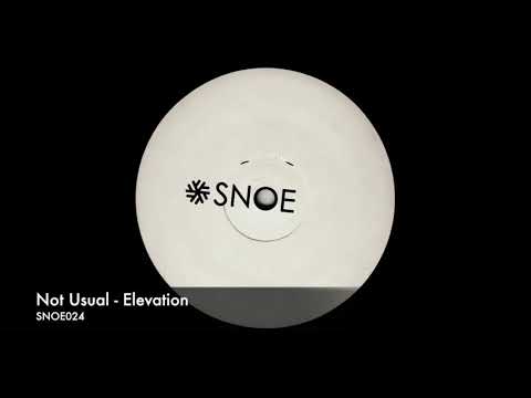 Not Usual - Elevation // SNOE024