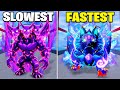 Slowest To Fastest Fruits In Blox Fruits Update 30