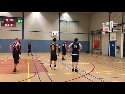 NBB basketball match Utrecht Cangeroes HS4 vs Eem '78 MSE 1