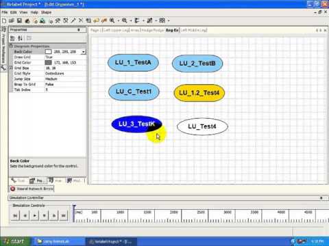 How to relabel a number of parts at once in AnimatLab