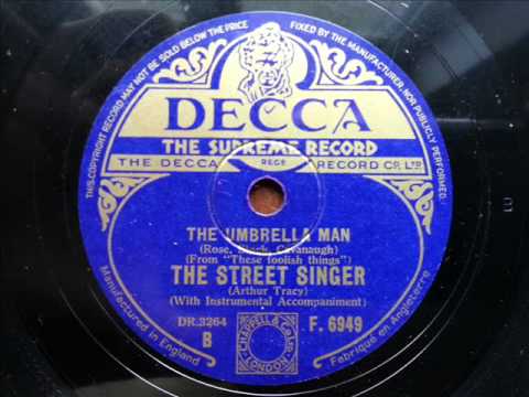 ARTHUR TRACY (THE STREET SINGER) - The Umbrella Man (UK)