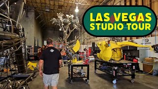 Tour My Las Vegas Workshop Where I Create Epic Metal Art