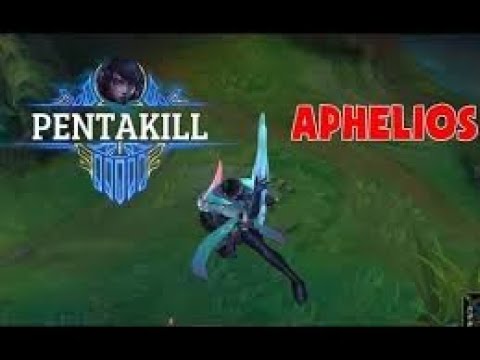 Aphelios 1v5 Penta kill (INSANE ONESHOT)