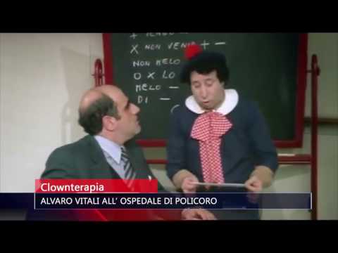 CLOWNTERAPIA ALVARO VITALI ALL' OSPEDALE DI POLICORO   TG TELE APPULA 211