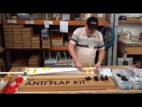 How to assemble a Grasshopper anti flap kit video 1