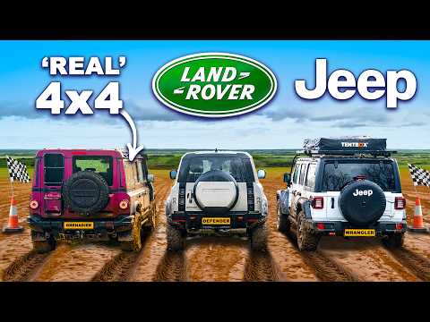 Extreme mud testing: Jeep v Land Rover v INEOS