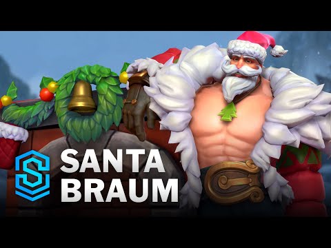 Santa Braum Wild Rift Skin Spotlight