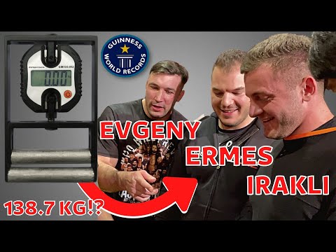 Armwrestlers Test Their GRIP STRENGTH - EAST vs WEST 2