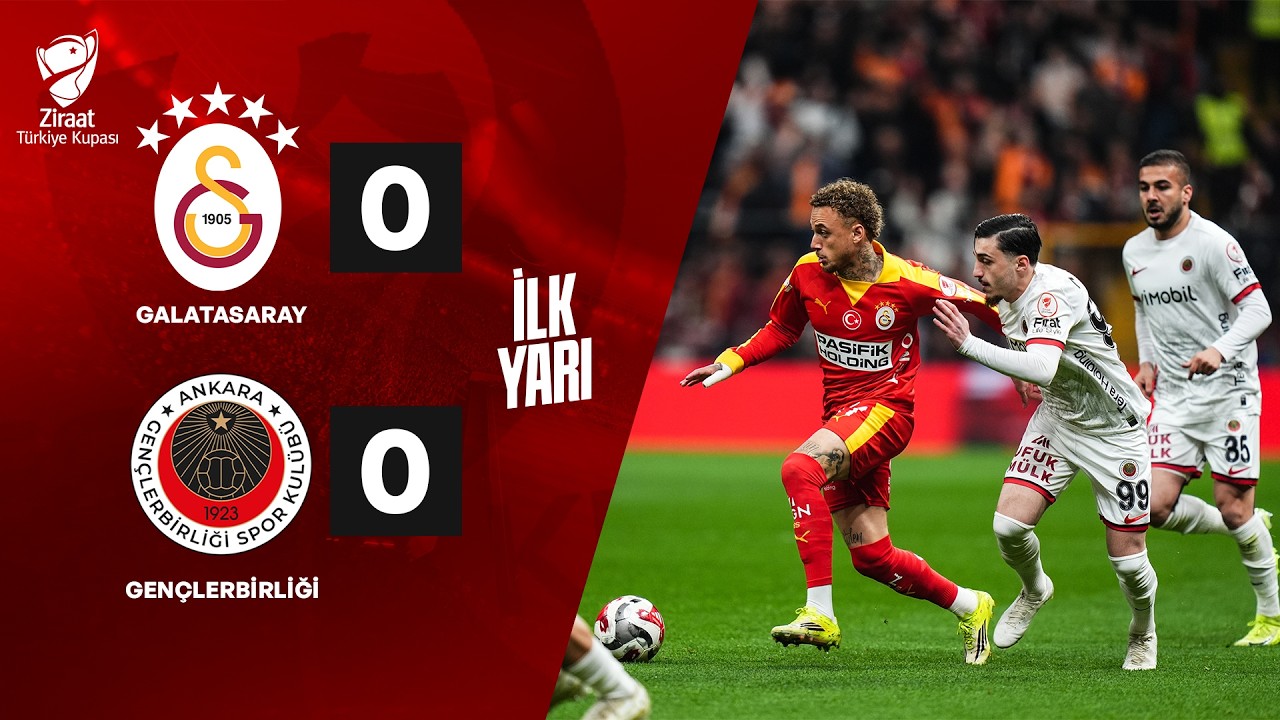 LIVE | Galatasaray - Gençlerbirliği | Ziraat Türkiye Kupası
