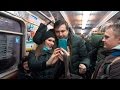 Саакашвили в харьковском метро 